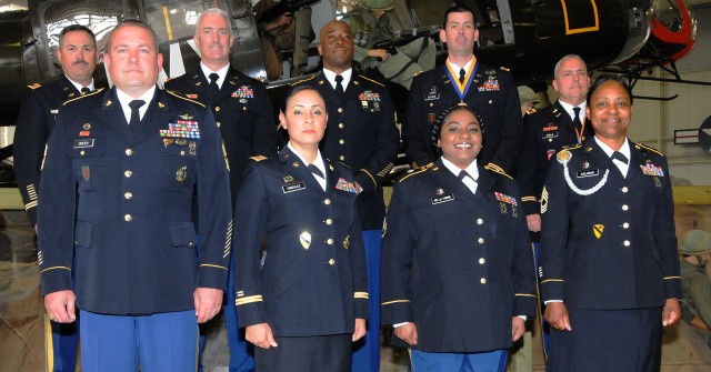 16 Soldiers, 2 civilians retire during quarterly ceremony