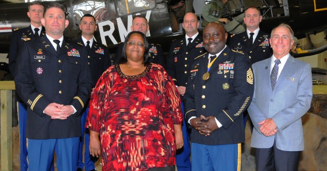 16 Soldiers, 2 civilians retire during quarterly ceremony