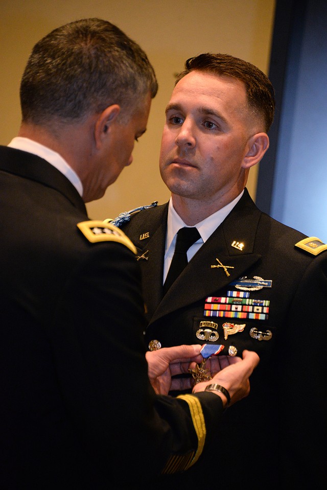 Award upgraded to Distinguished Service Cross