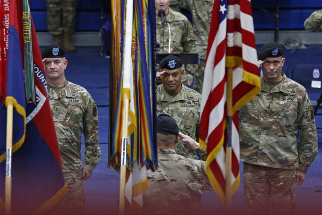10th MTN DIV Change of Command