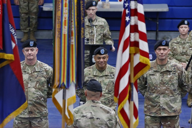 10th MTN DIV Change of Command