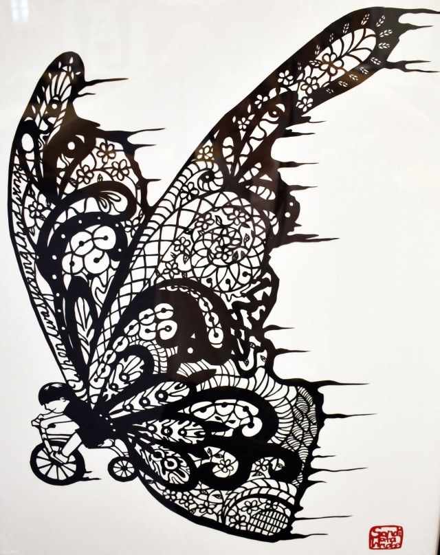 Camp Zama teacher displays work in Japanese art form
