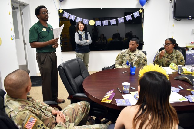 Camp Zama holds baby shower for first-time parents