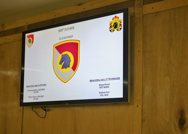 Task Force Cavalier Suicide Prevention Training
