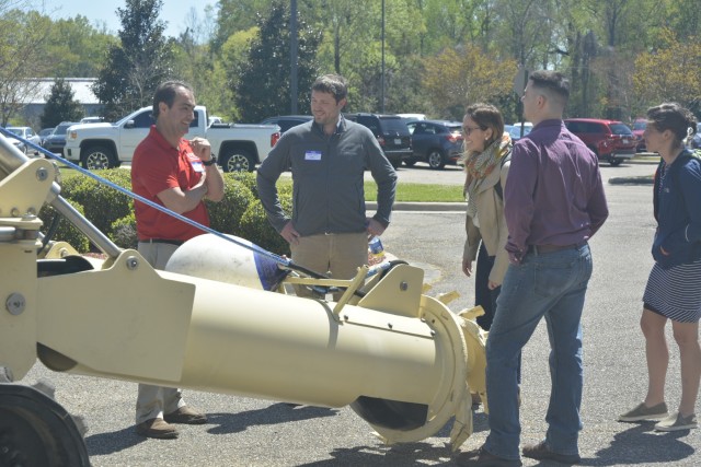 William Butler explains the mini robotic submersible dredge