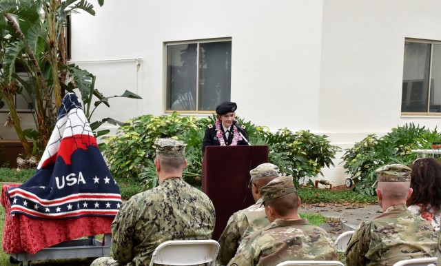 Tripler unveils "Pualani" during the opening ceremony for Nurses Week