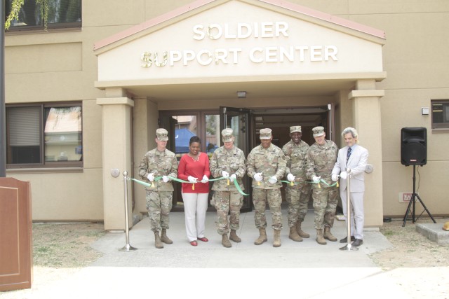 Ribbon cutting ceremony marks official opening of Soldier Support Center