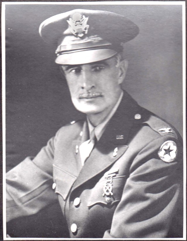 William Larned as a colonel during World War II.