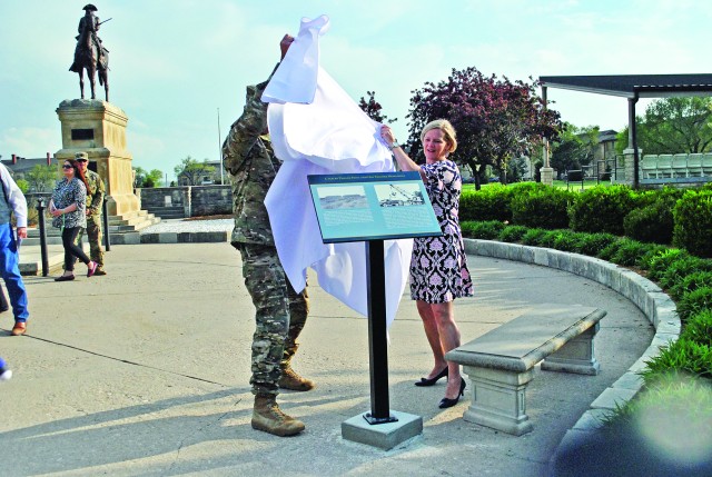 Ceremony introduces new historic markers on Fort Riley