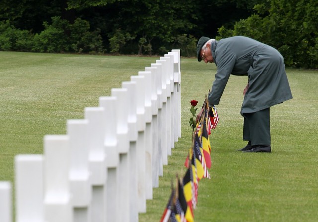 Memorial Day Graves in the Ardennes