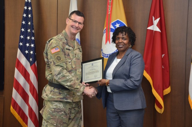 Security Assistance Command recognizes financial specialist
