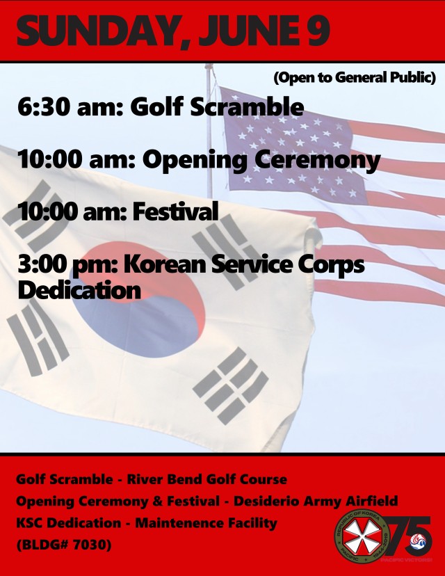 Eighth Army 75th Anniversary Timeline