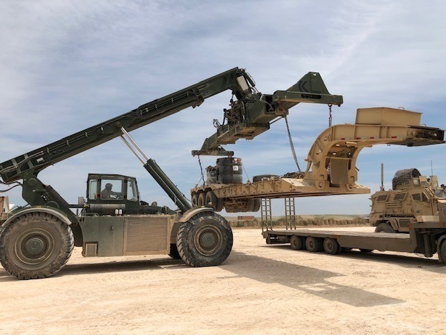450 MCB Dozer Load at SLC Yard