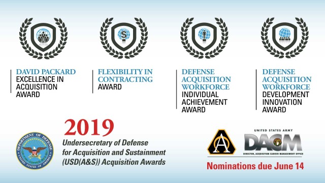USD(A&S) Opens Nominations for Acquisition Excellence Awards