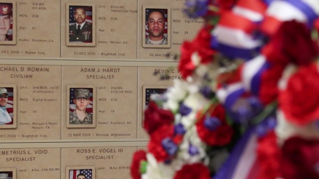 Signal Cove of Remembrance fallen