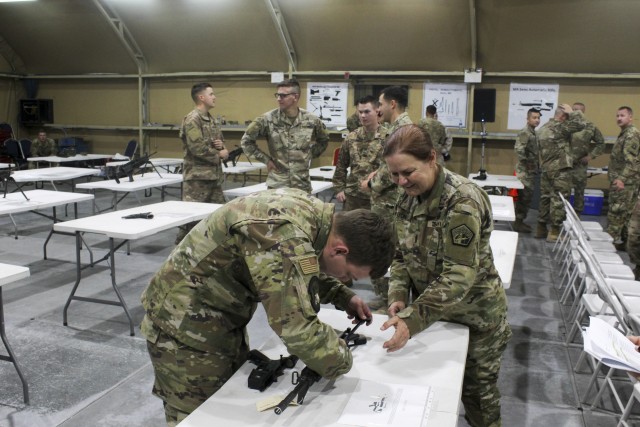 Warrior skills showcased during the Best Cyber Warrior Competition