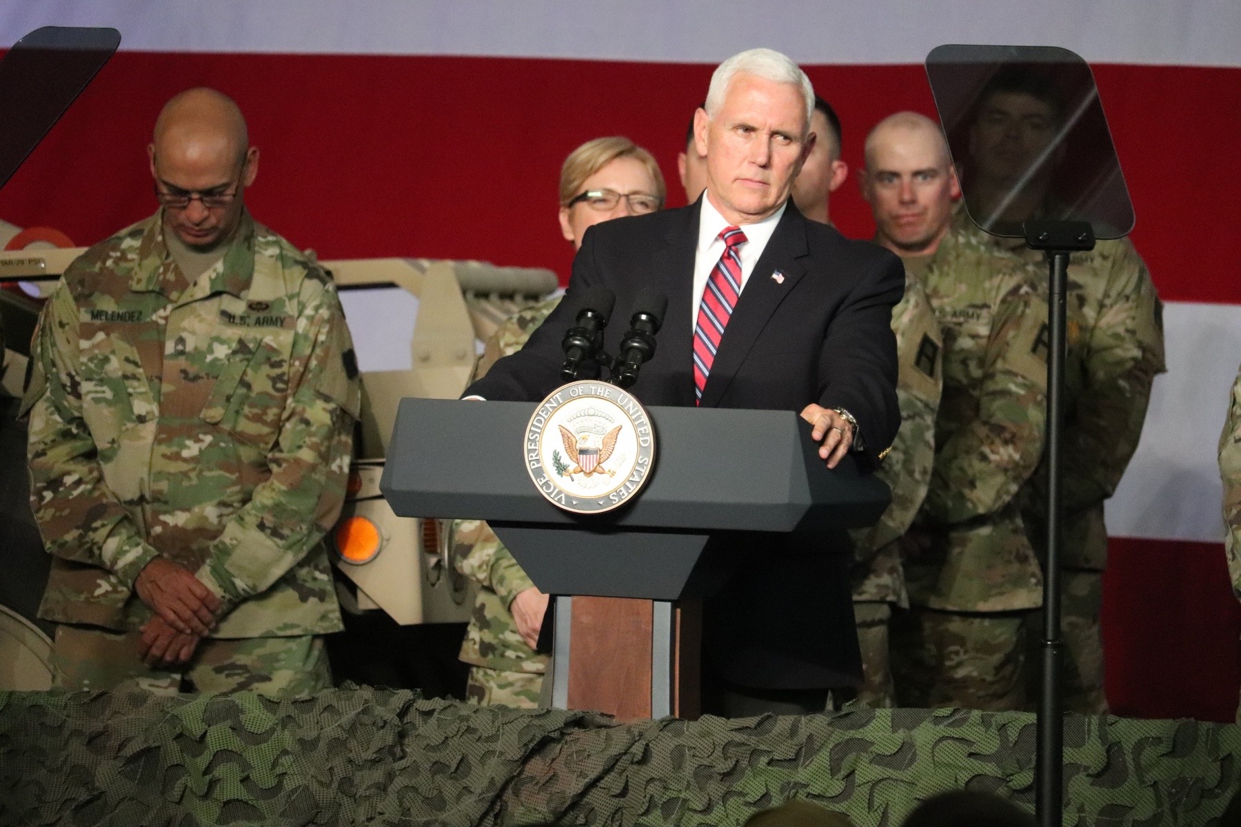 Vice President Mike Pence visits Fort McCoy, thanks troops | Article ...