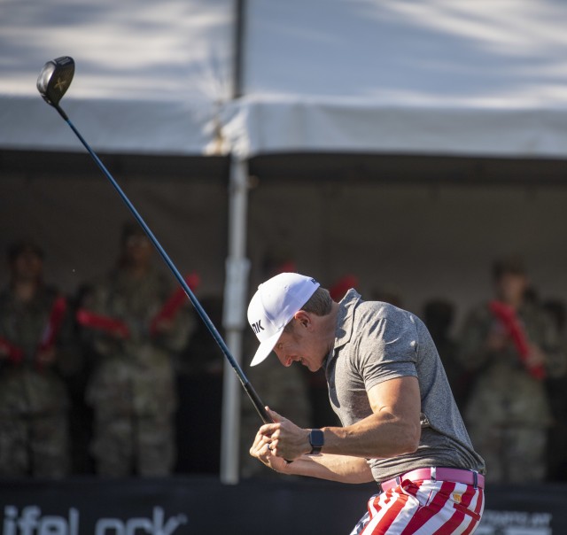 Air National Guard officer takes first place at Military Long Drive