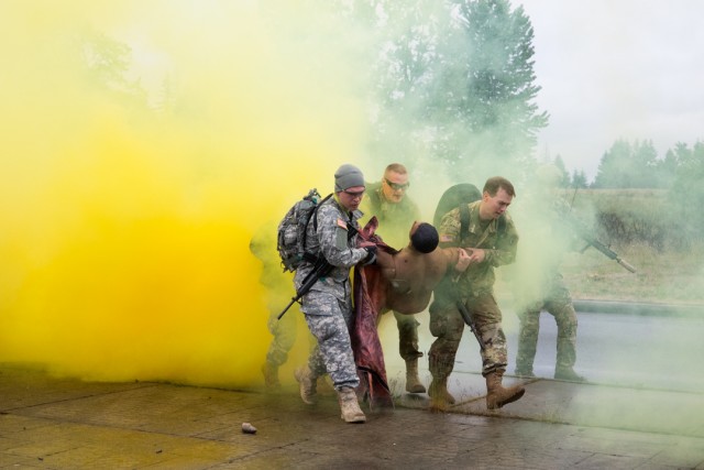 Through the smoke
