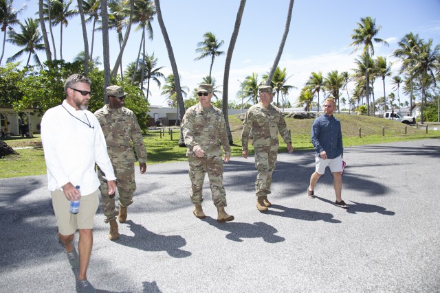 Leaders tour Kwajalein Atoll neighborhoods