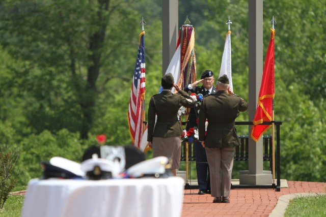 Wreath laying