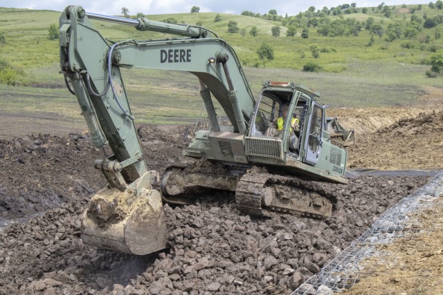 Alaska Army National Guard engineers train with Romanian counterparts