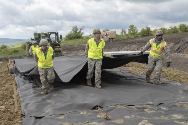 Alaska Army National Guard engineers train with Romanian counterparts