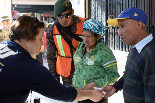 Partners bring medical assistance to residents during exercise Beyond the Horizon 2019