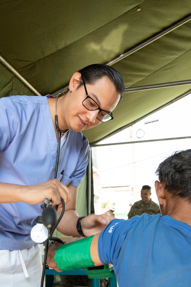 Partners bring medical assistance to residents during exercise Beyond the Horizon 2019