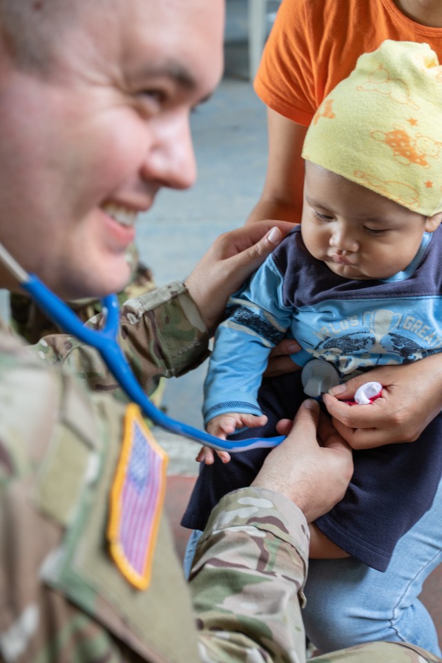 Partners bring medical assistance to residents during exercise Beyond the Horizon 2019