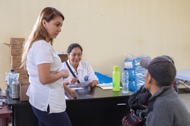 Partners bring medical assistance to residents during exercise Beyond the Horizon 2019