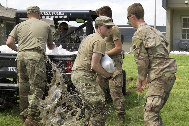 Oklahoma, Kansas Guard support communities after storms