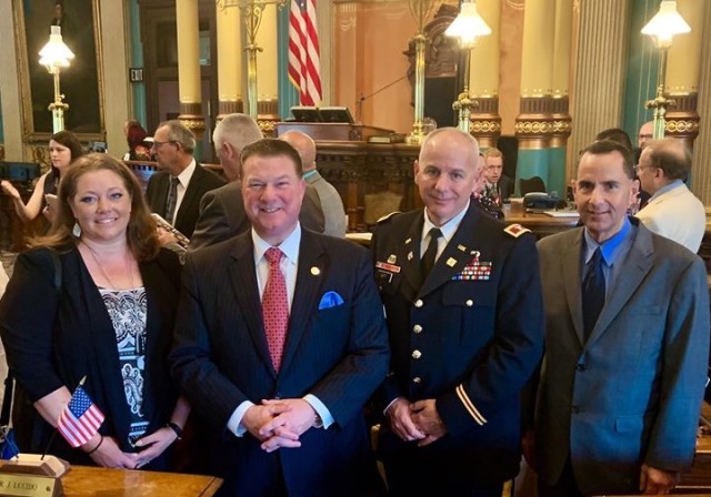 Detroit Arsenal team with Senator Peter Lucido