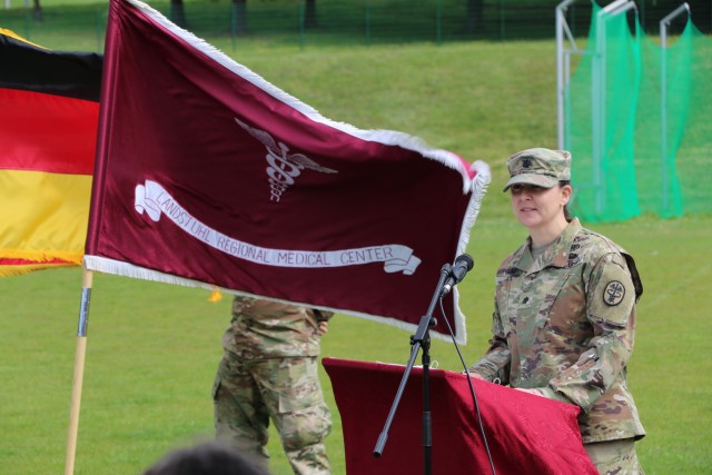 Lt. Col. Elizabeth Gum takes command of Baumholder Army Health Clinic