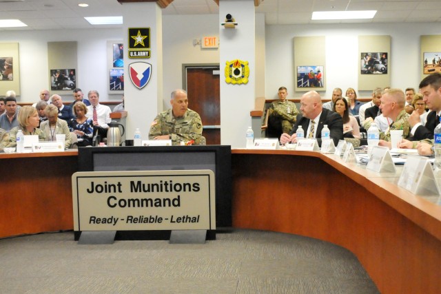 JMC's quarterly brief to Gen. Perna