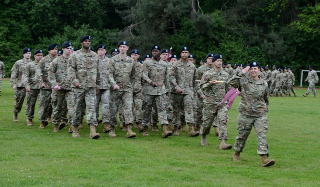 Pass in review during LRMC change of command