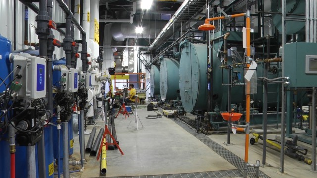 New boilers at Iowa Army Ammunition Plant