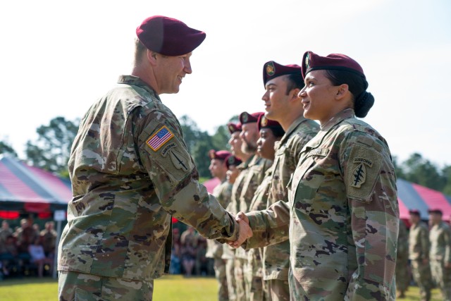 Psychological Operations Soldiers promoted during largest promotion ceremony in Army Special Operations history