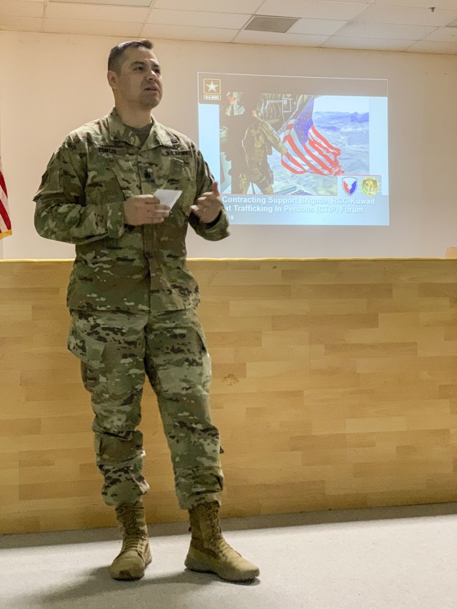 408th Contracting Support Brigade Hosts Combating Trafficking in Persons Forum