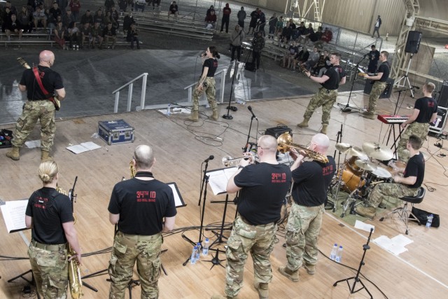 Army Band Performs at Camp Arifjan