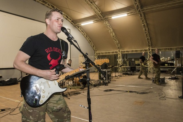 Army Band Performs at Camp Arifjan