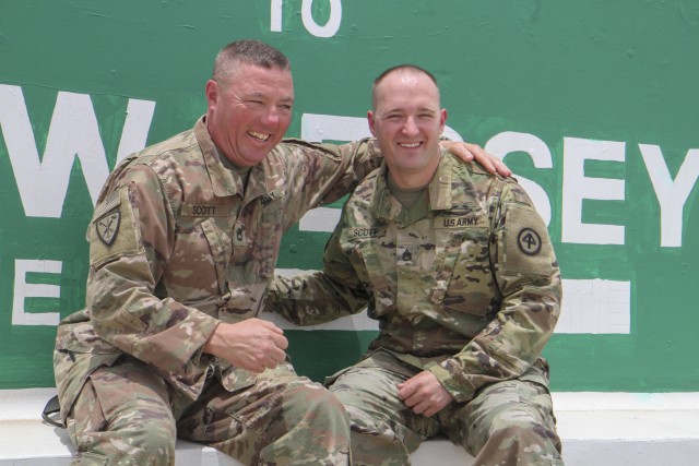 Father, Son Strengthen Bond While Deployed Together