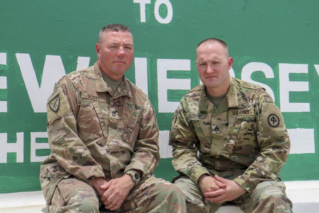 Father, Son Strengthen Bond While Deployed Together