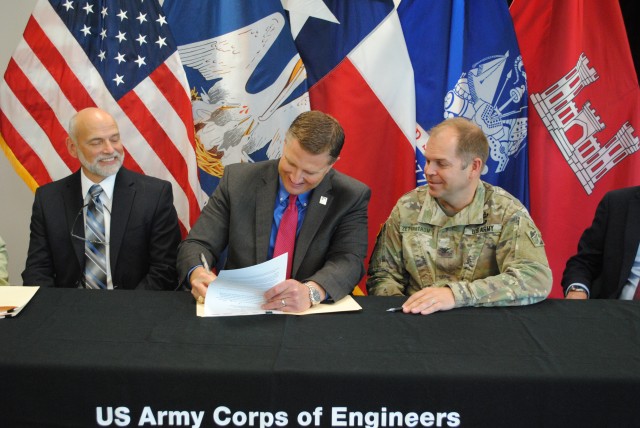 U.S. Army Corps of Engineers and Harris County Flood Control District execute Clear Creek Section 1043 Project Partnership Agreement