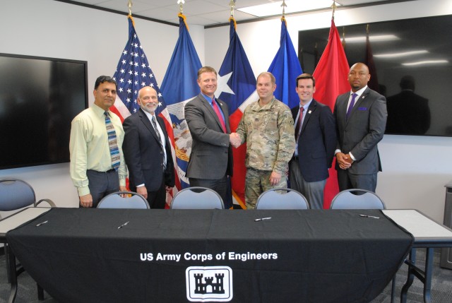 U.S. Army Corps of Engineers and Harris County Flood Control District execute Clear Creek Section 1043 Project Partnership Agreement