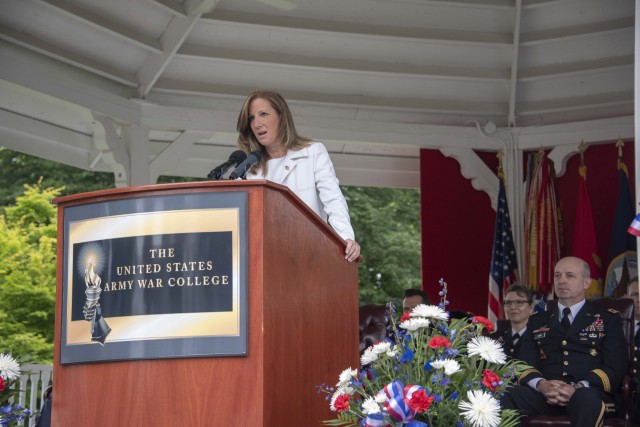 U.S. Army War College graduation speaker Cathy Engelbert