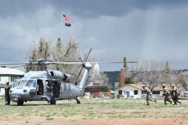 Special Forces train Red Flag Rescue at Camp Navajo
