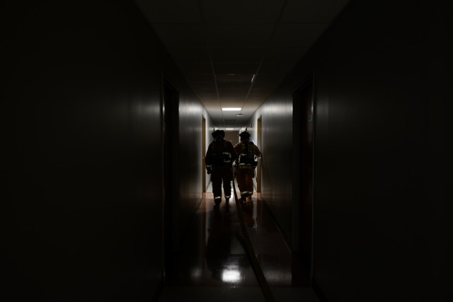 South Carolina National Guard tests Soldiers during night fire drill