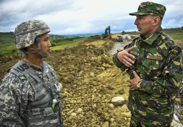 Nevada National Guardsmen collaborate with Romanian engineers