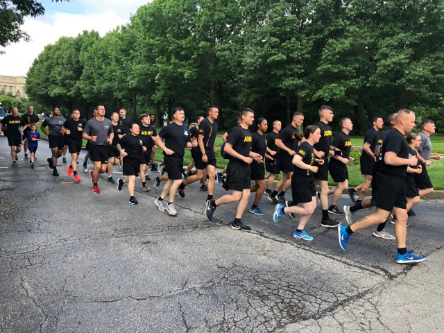 716th Military Police carries Olympic Torch for the 2019 Special Olympics